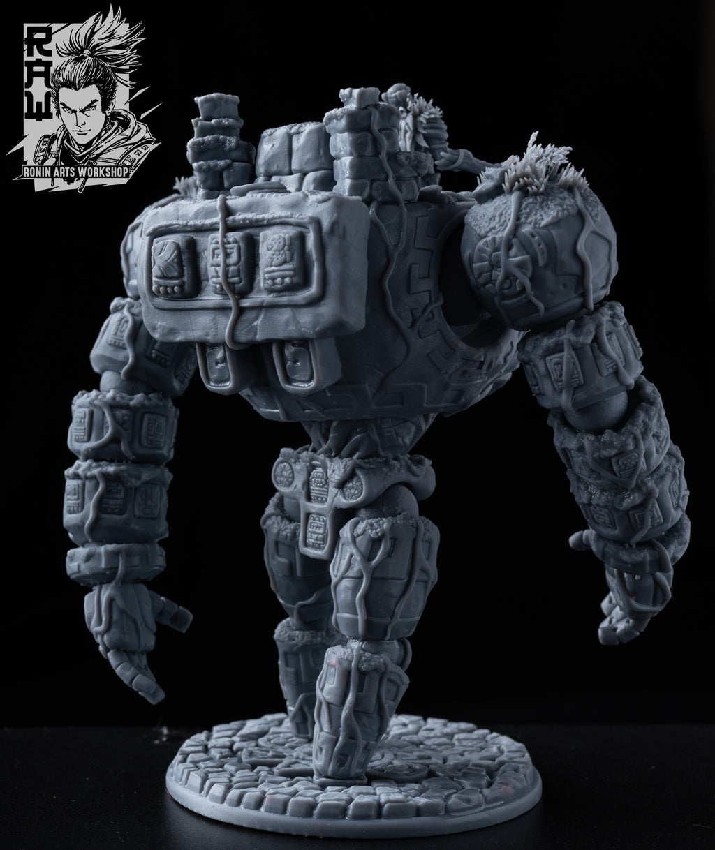 Resin Miniature - Earth Golem + Earth Elemental Combo