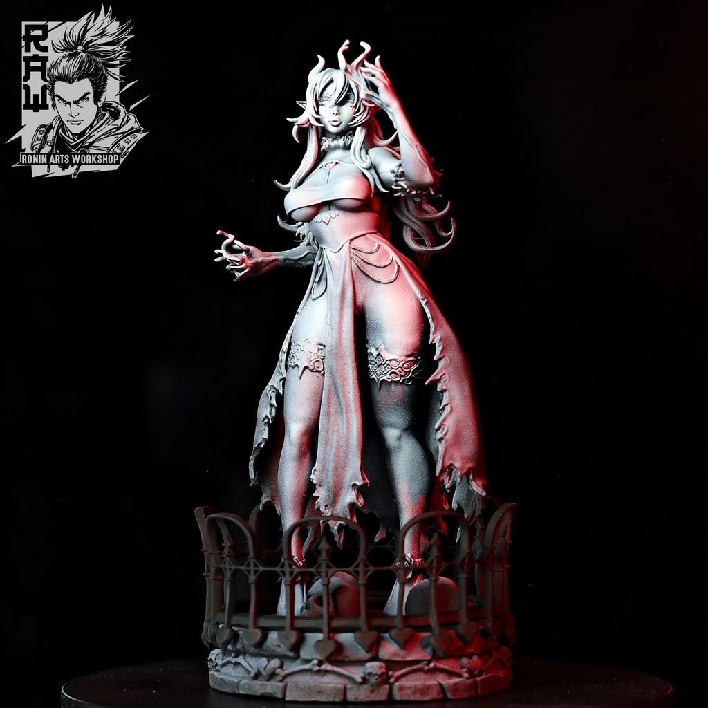 Resin Miniature - Mina The Bloodmage Pin Up