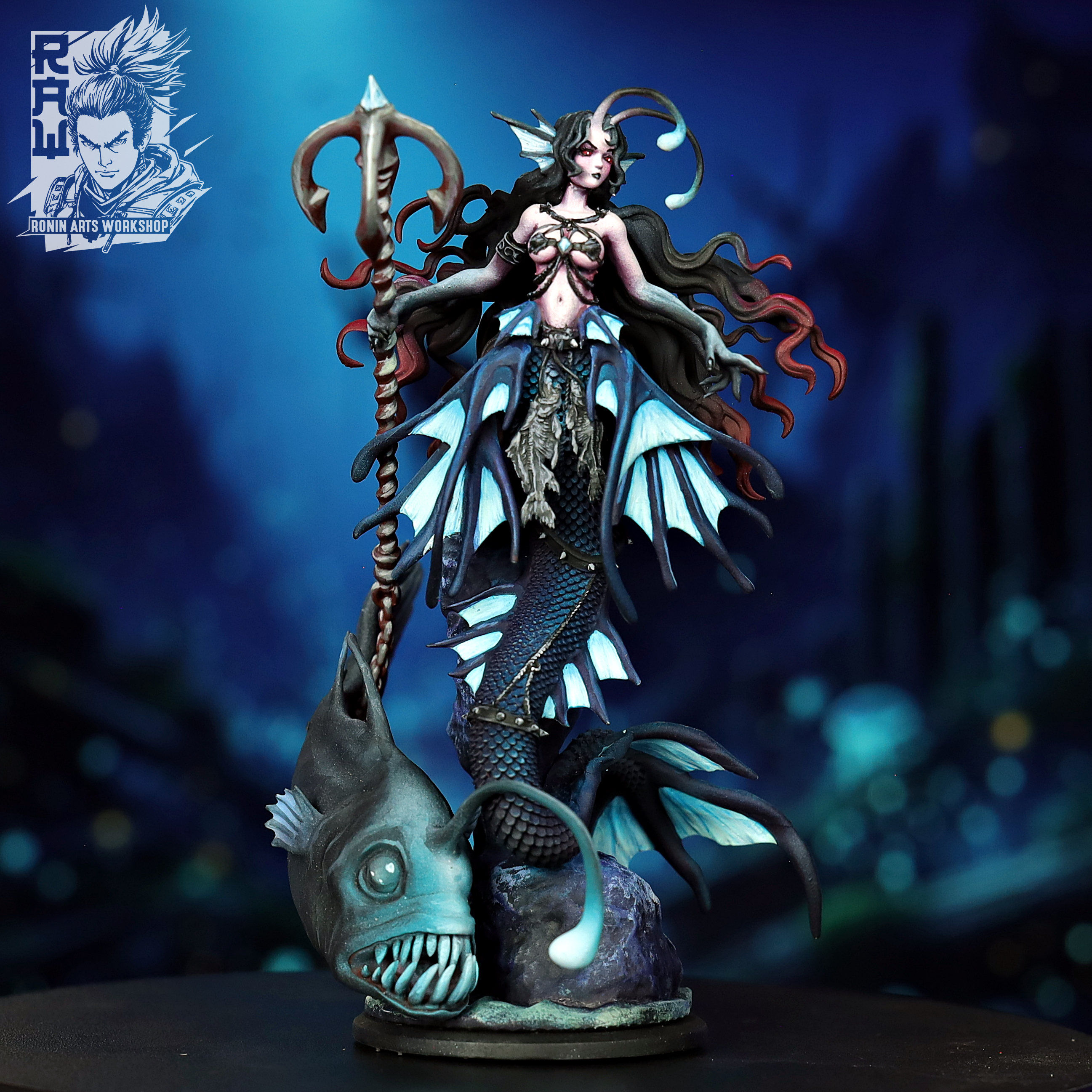 Resin Miniature - Minun The Scholar - Dual Form (Mermaid) Mini
