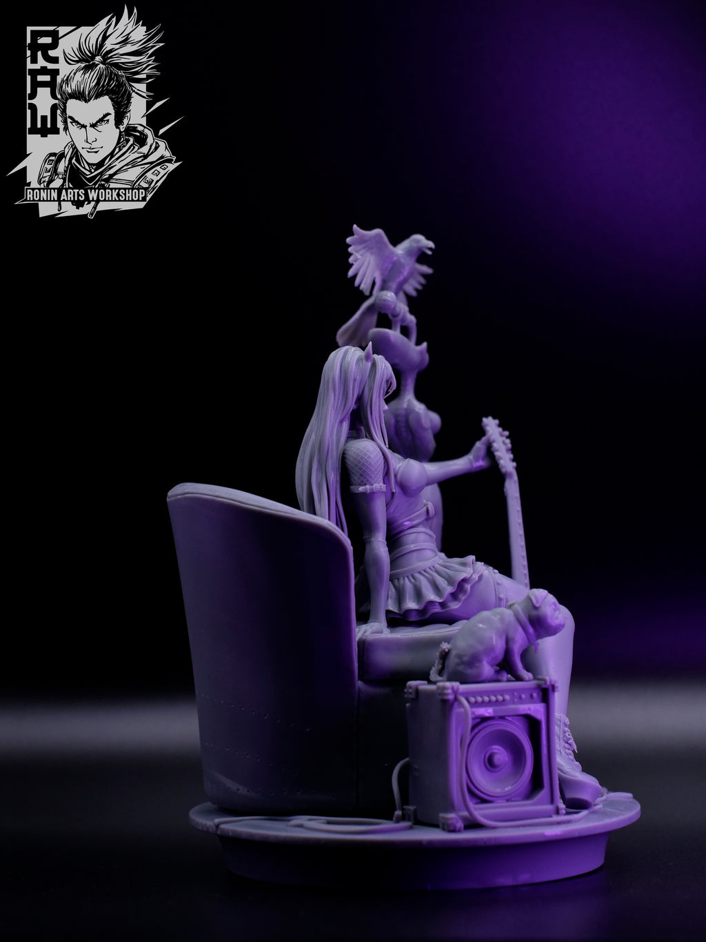 Resin Miniature - Joan The Muse Pin-Up