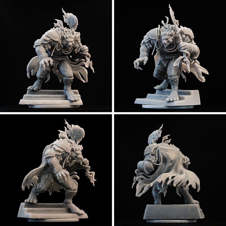 Resin Miniature - Amand The Beast - Beauty and the Beast