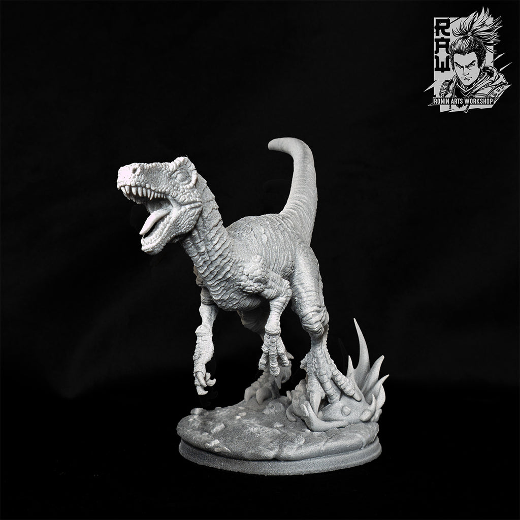Resin Miniature - Blazetalon and Emberslash - Velociraptors