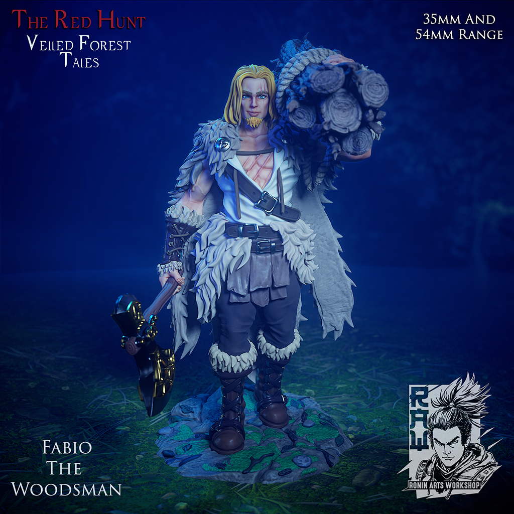 Resin Miniature - Fabio The Woodsman
