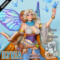 Resin Miniature - Ilyria - Satyr PinUp