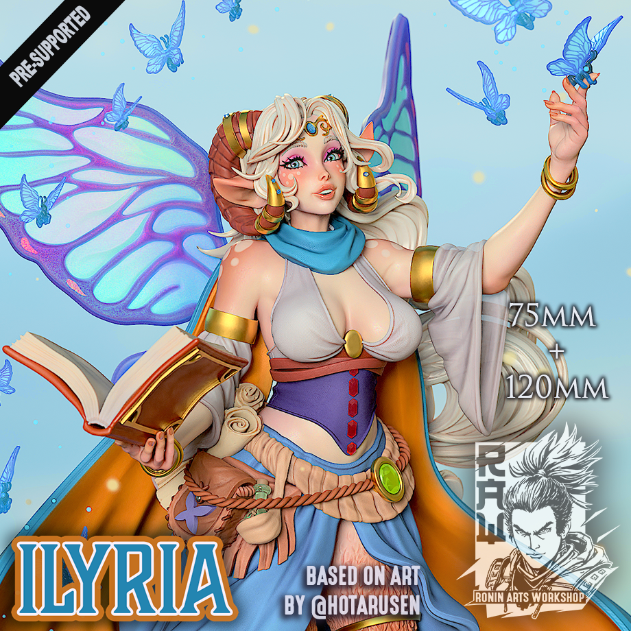 Resin Miniature - Ilyria - Satyr PinUp