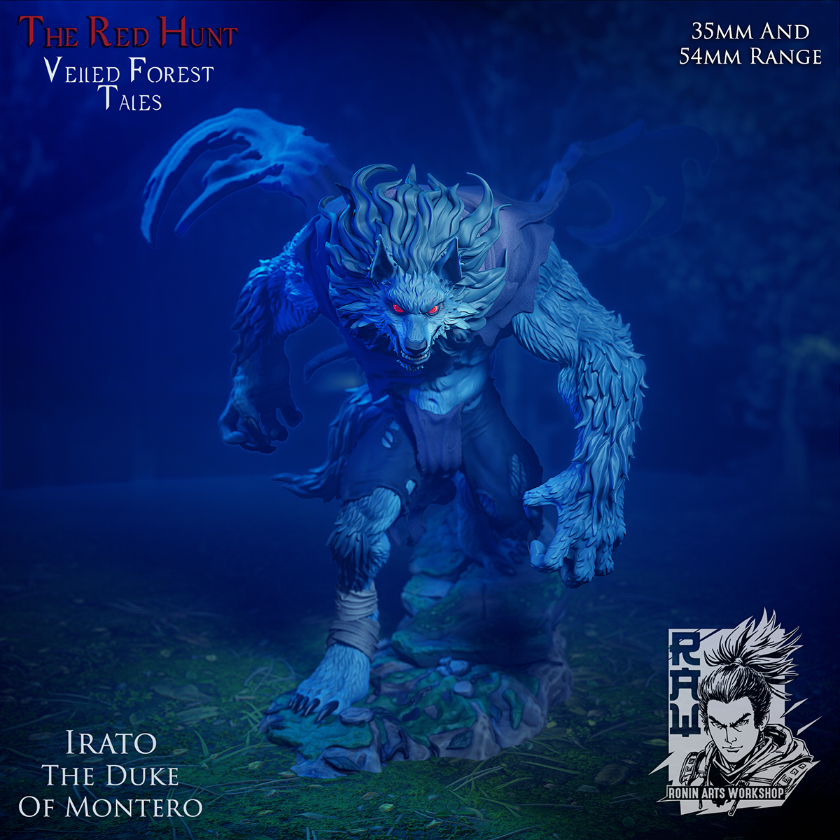 Resin Miniature - Alpha Reaper Werewolf