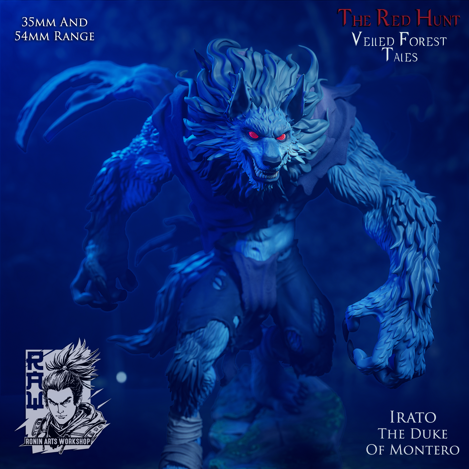 Resin Miniature - Alpha Reaper Werewolf