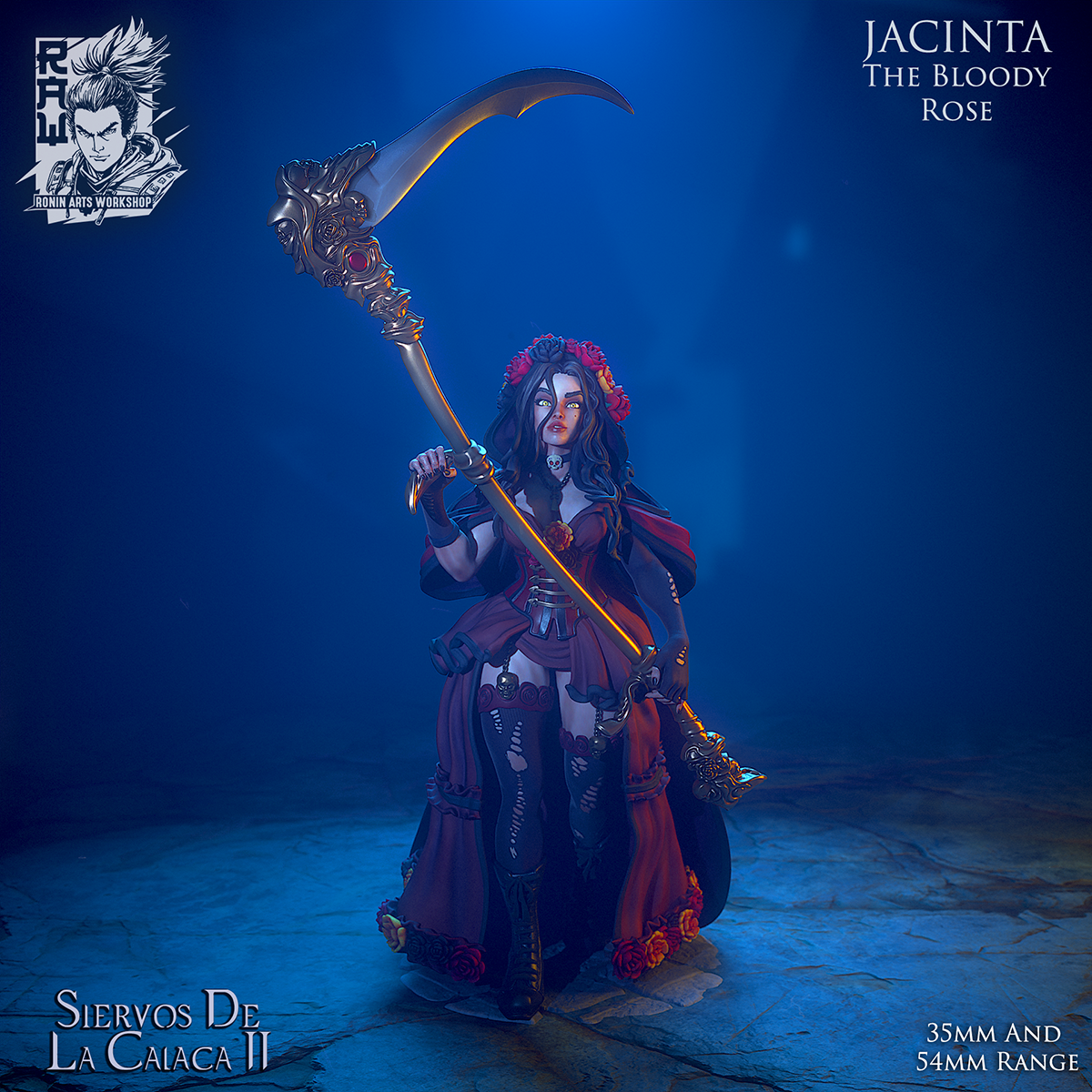 Resin Miniature - Jacinta - Dia De Muertos Reaper