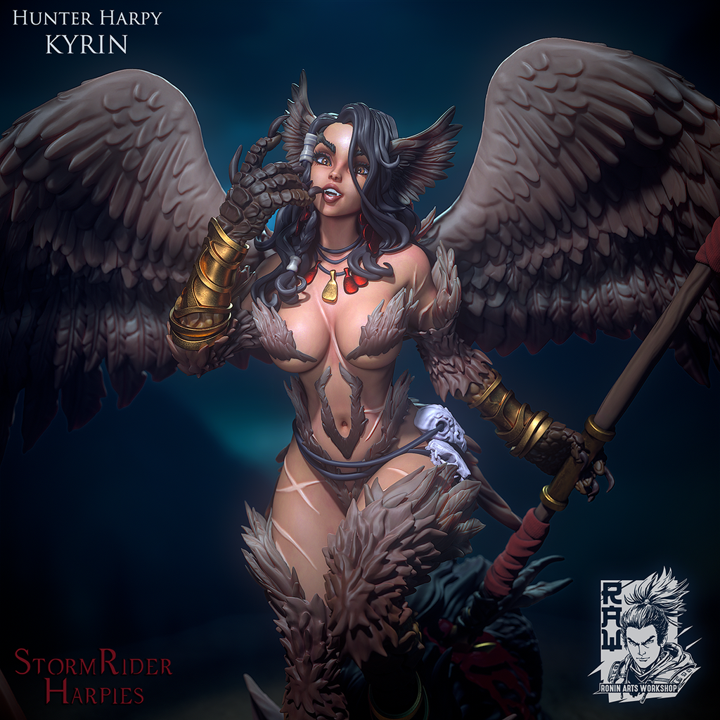 Resin Miniature - Kyrin - Hunter Harpy