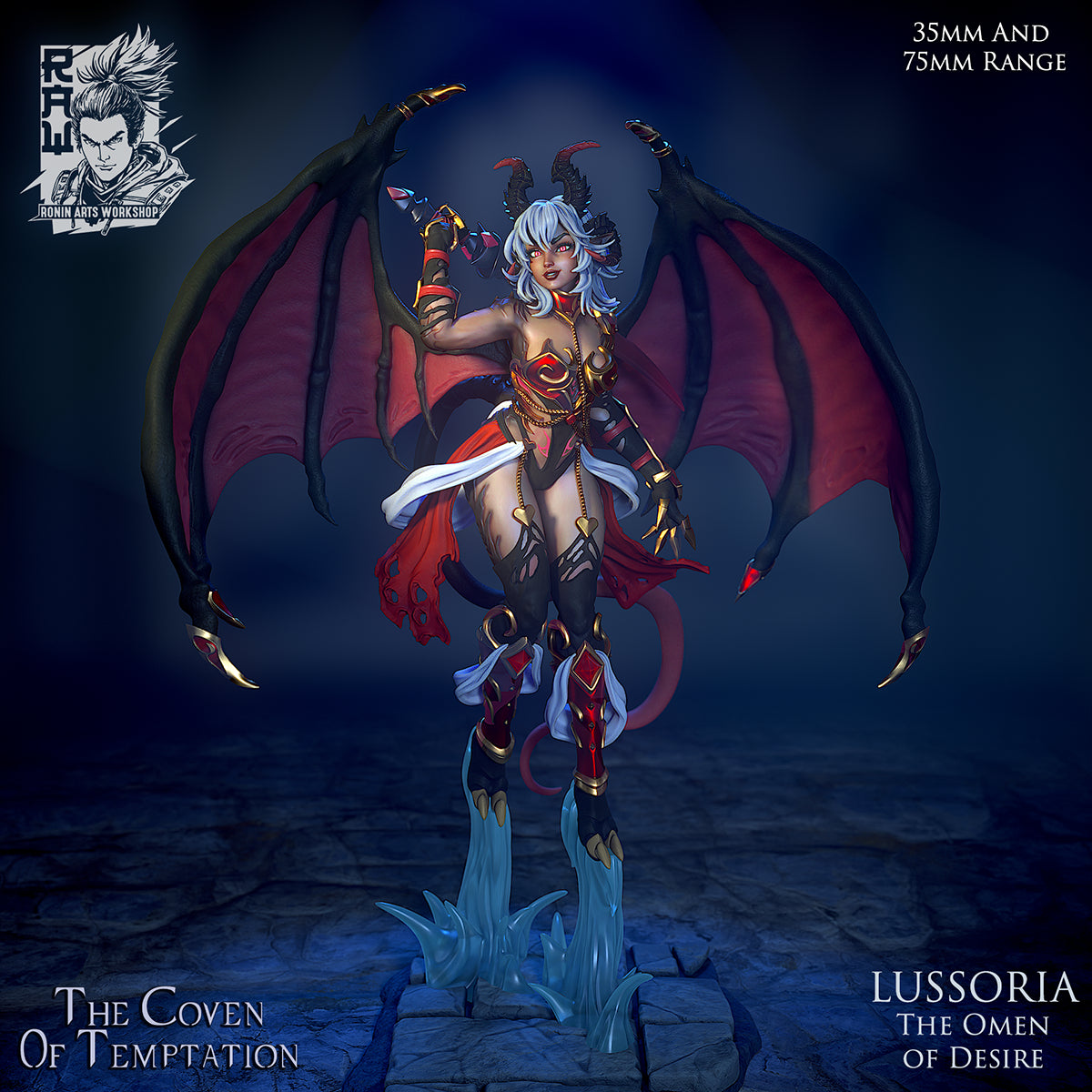 Resin Miniature - Succubus Lussoria