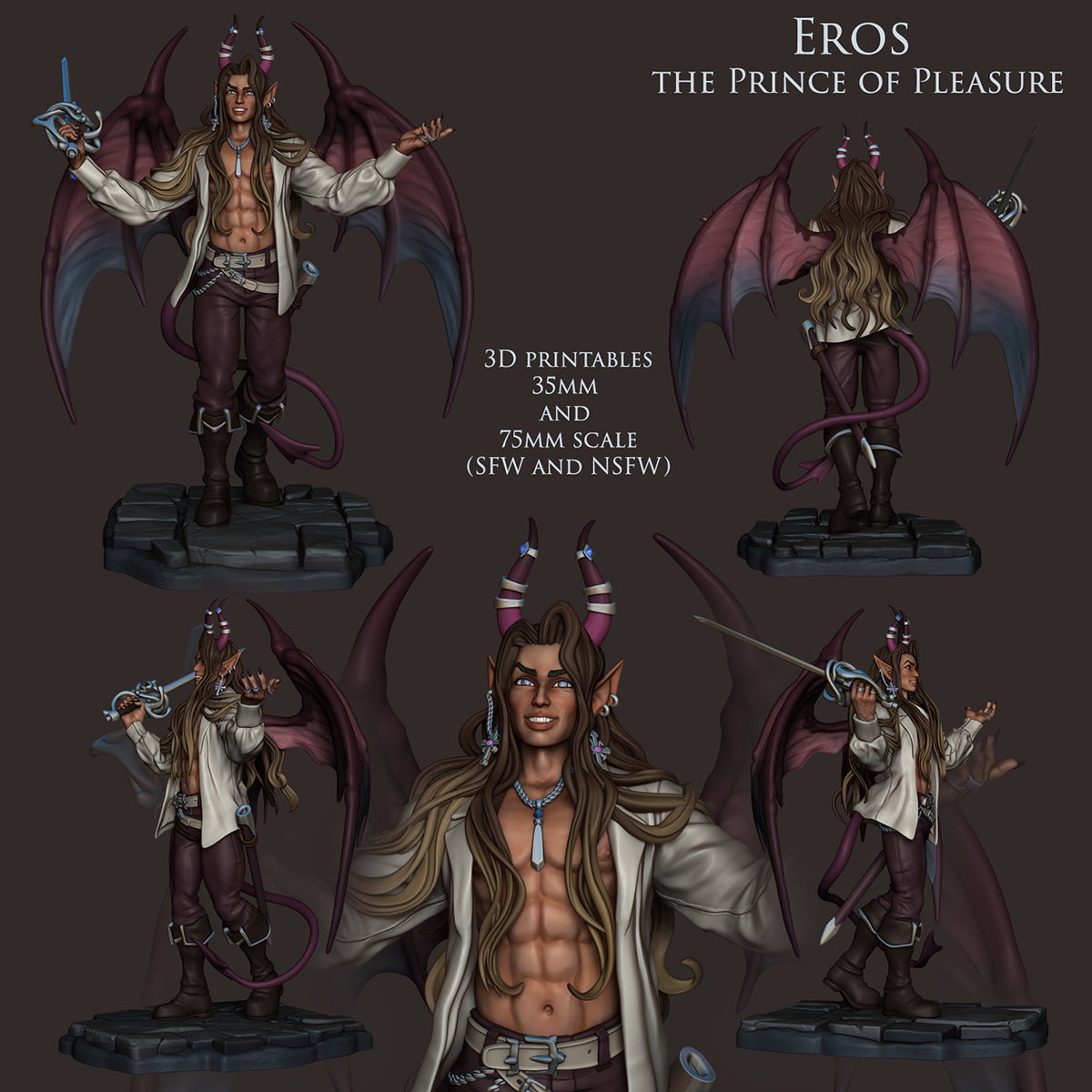 Resin Miniature - Incubus Eros