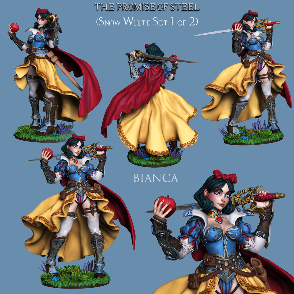 Resin Miniature - Bianca - Snow White miniature