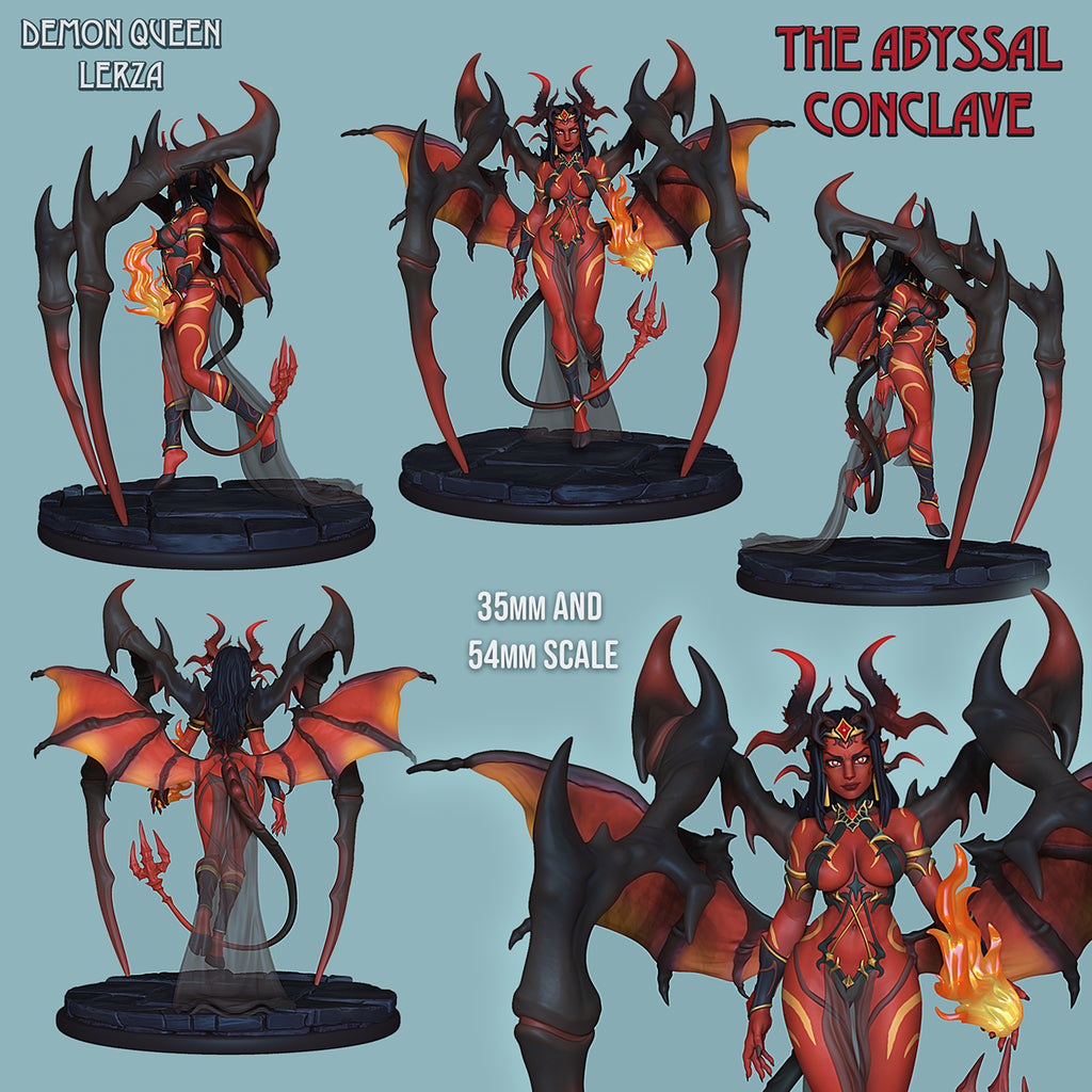 Resin Miniature - Demon Queen Lerza