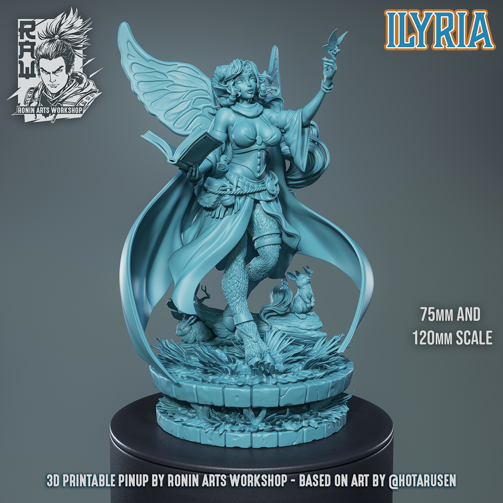 Resin Miniature - Ilyria - Satyr PinUp