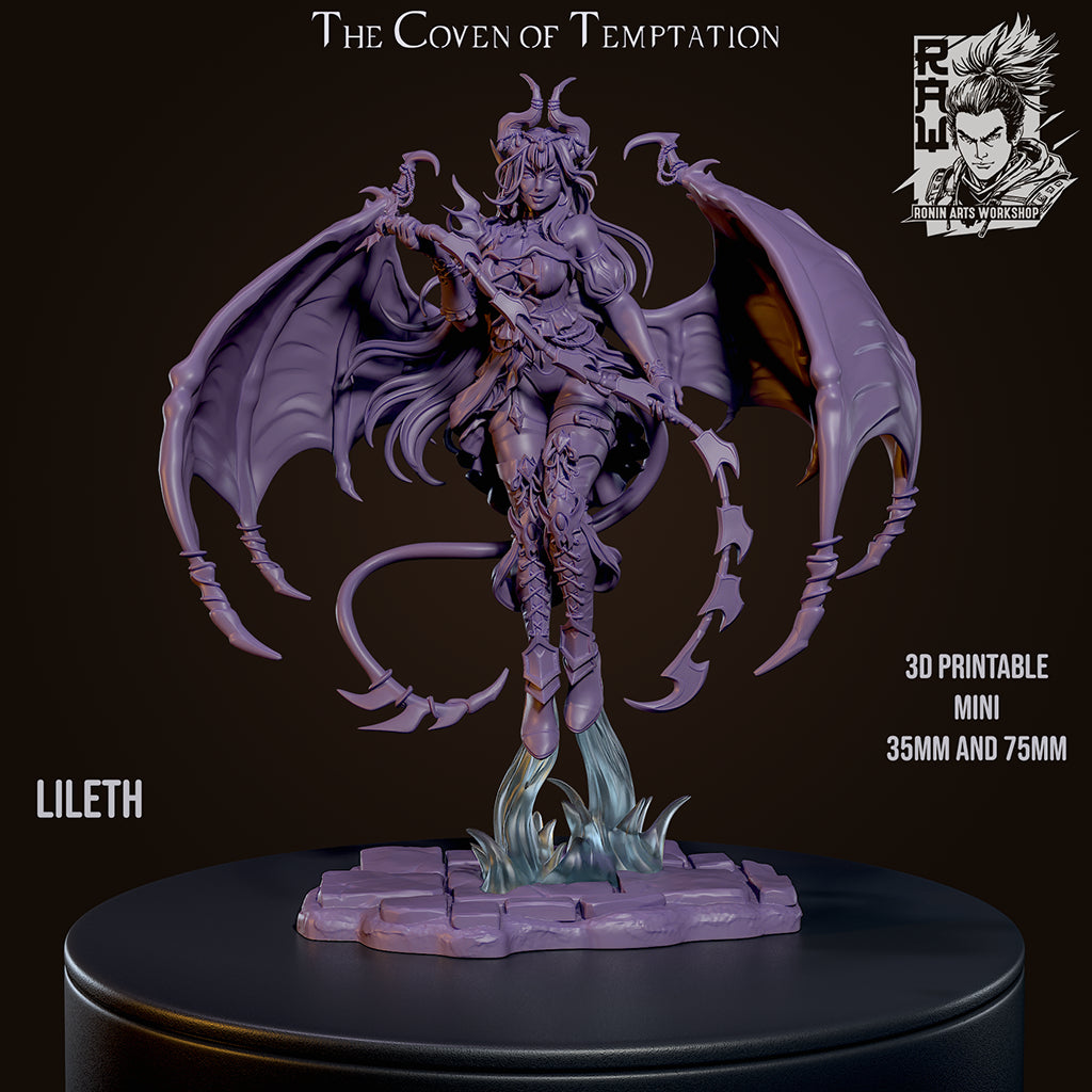 Resin Miniature - Succubus Lileth