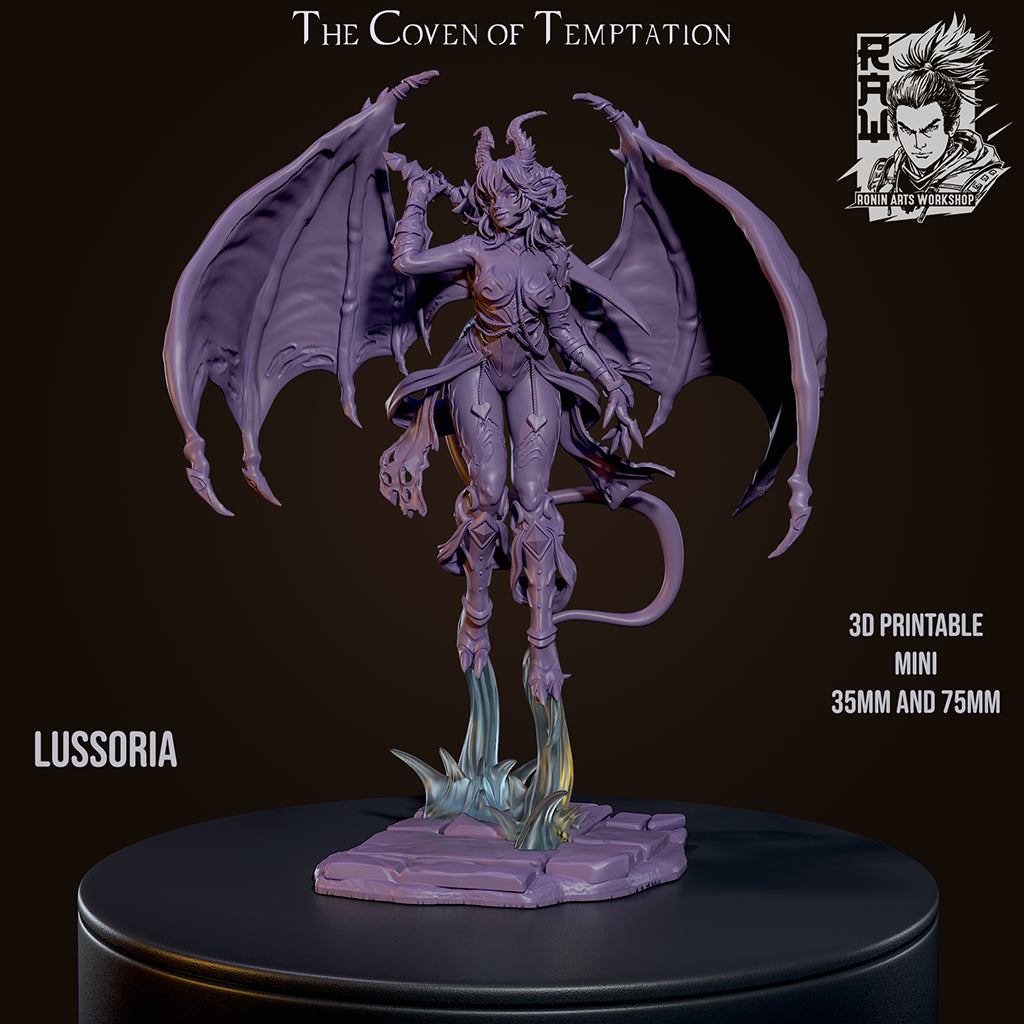 Resin Miniature - Succubus Lussoria