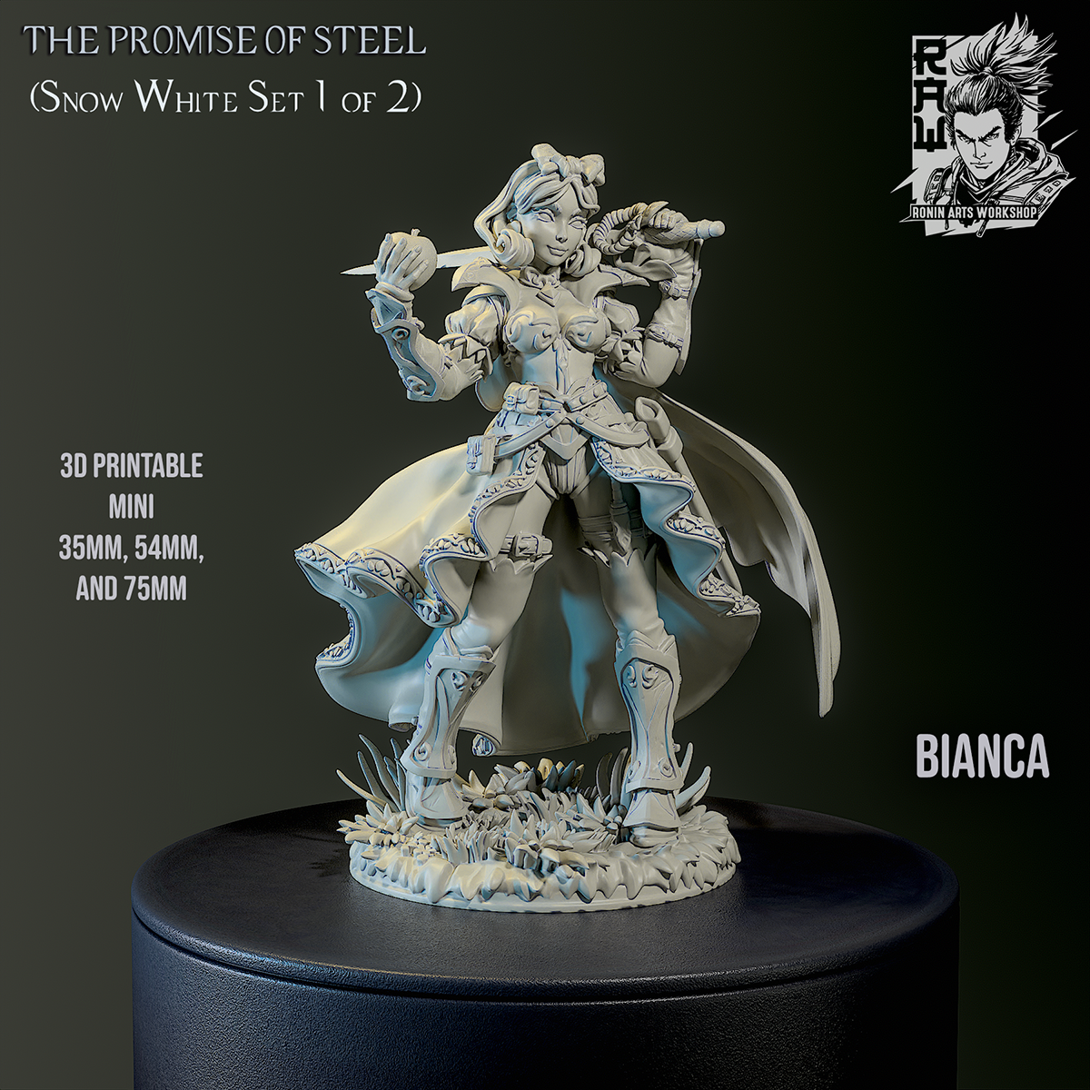 Resin Miniature - Bianca - Snow White miniature