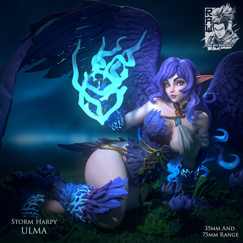 Resin Miniature - Ulma - Storm Harpy