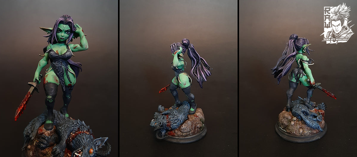 Resin Miniature - Amelia Oxton - Goblin Duchess Pin-Up