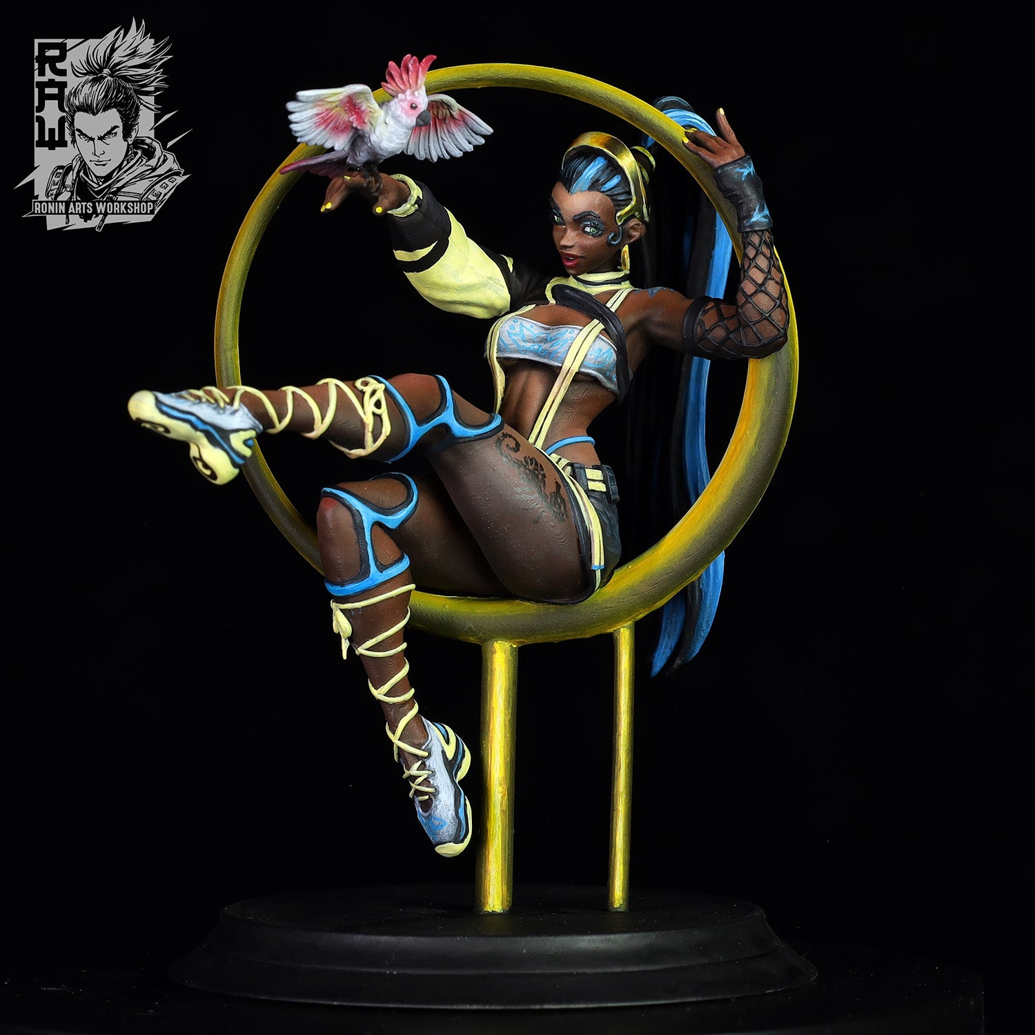 Resin Miniature - Angelique Pin Up
