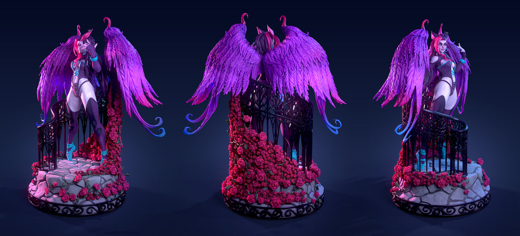 Resin Miniature - Angie Pin Up (Pose 2)