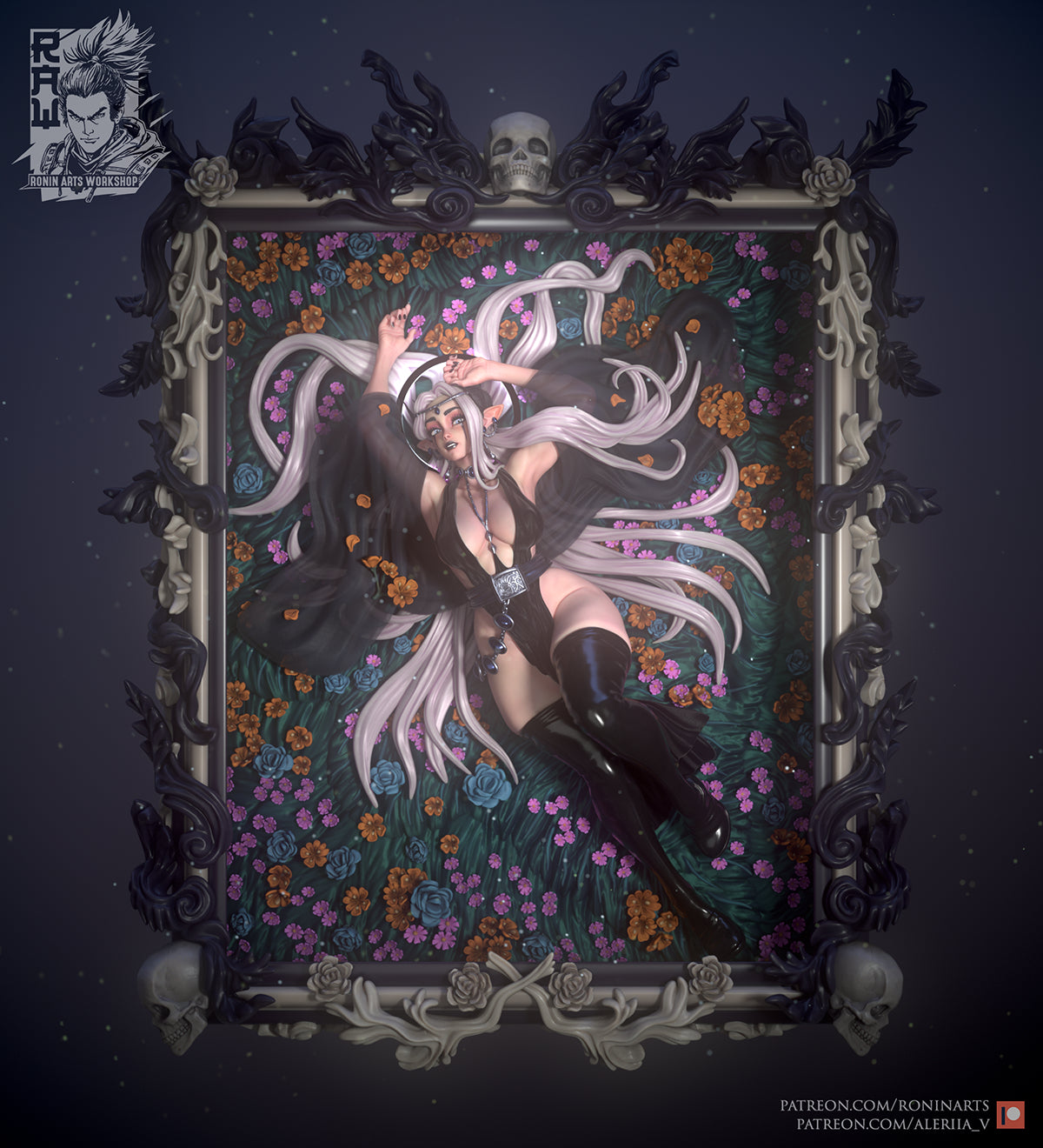 Resin Miniature - Arkilia Pin Up