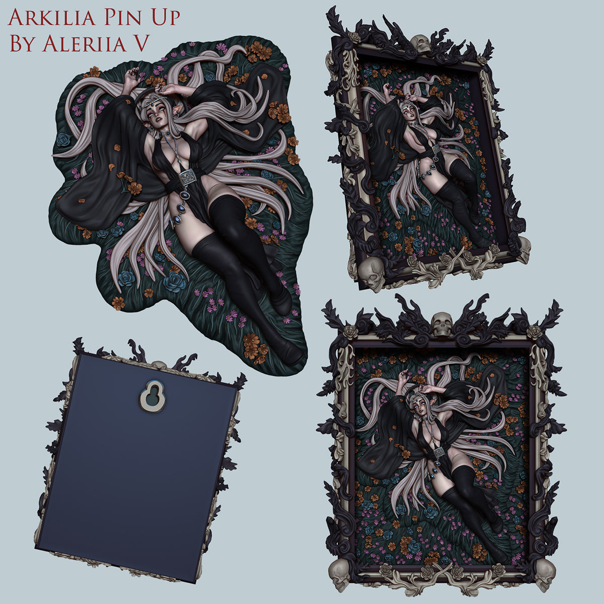 Resin Miniature - Arkilia Pin Up