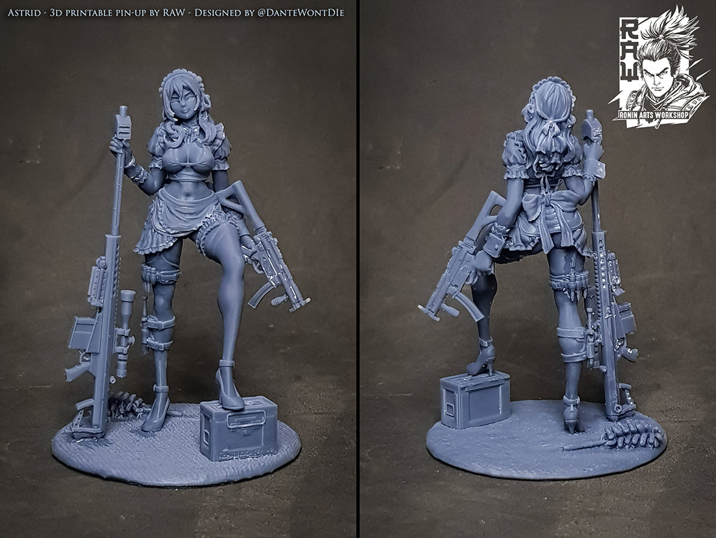 Resin Miniature - T.A.C. Maid Astrid