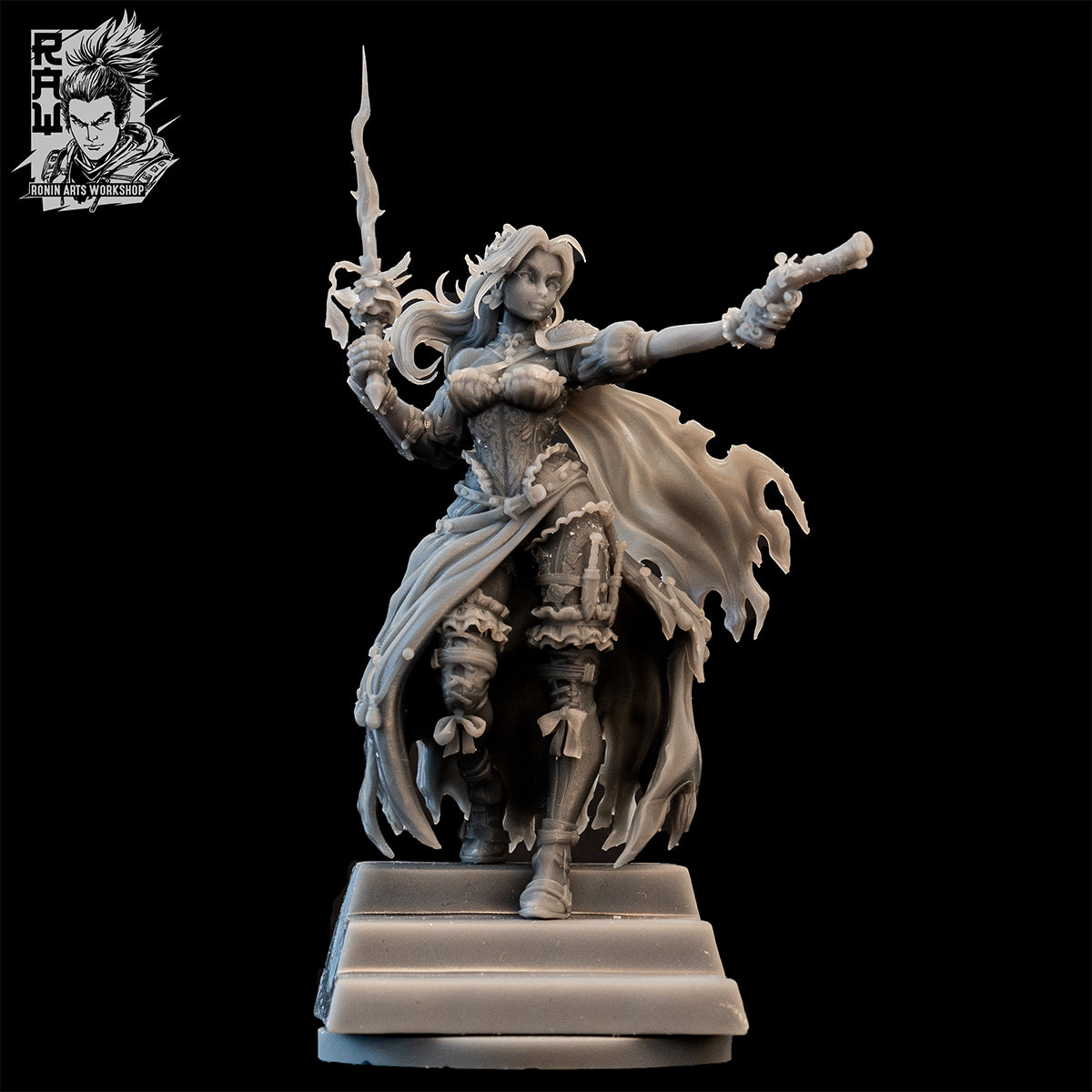 Resin Miniature - Mistress of Castle Rosethorn - Beauty and the Beast