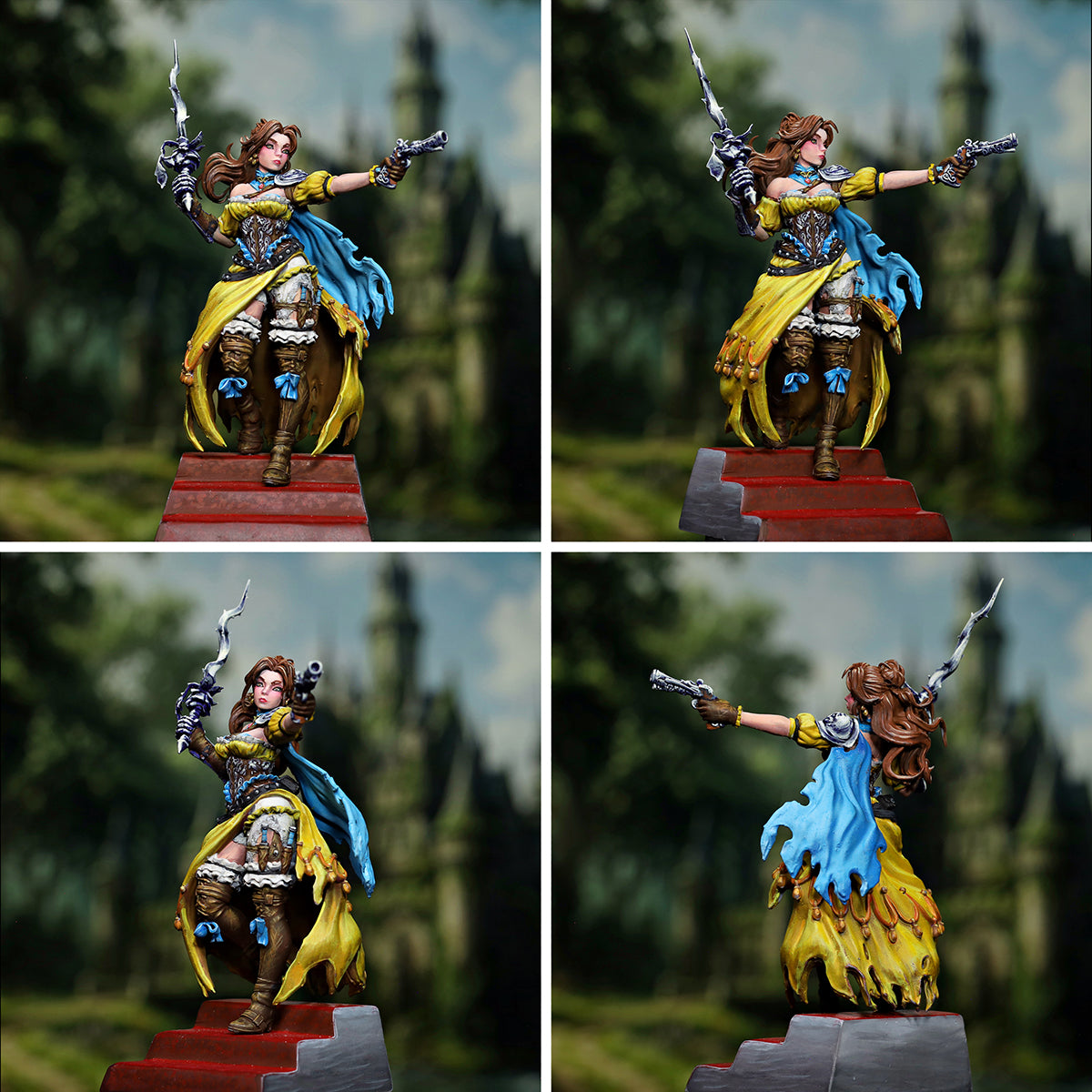 Resin Miniature - Mistress of Castle Rosethorn - Beauty and the Beast