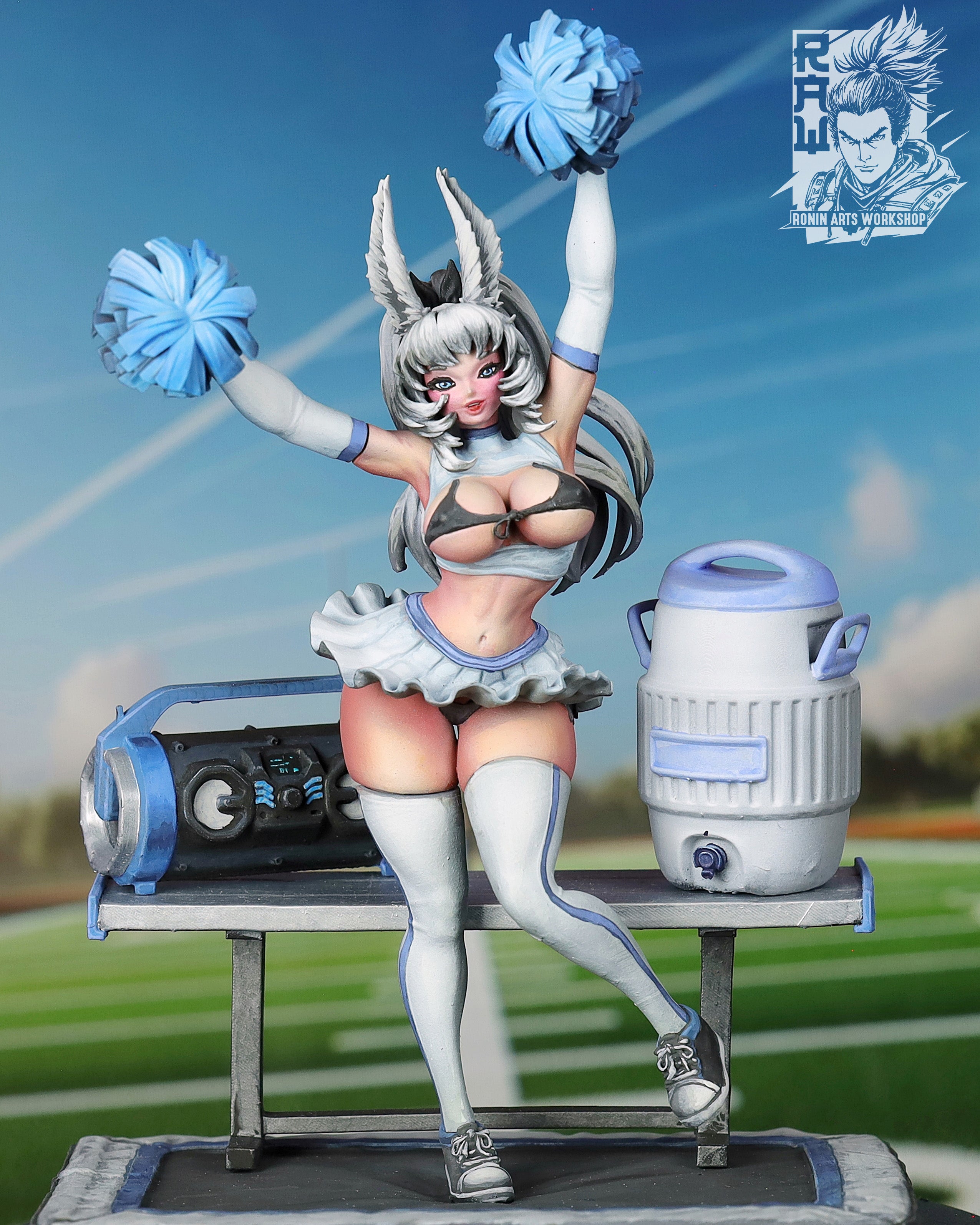 Resin Miniature - Cheerbunny Alex