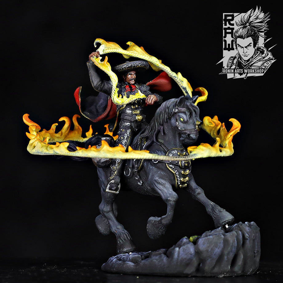 Resin Miniature - Don Diego - El Charro Negro (Dark Horseman)