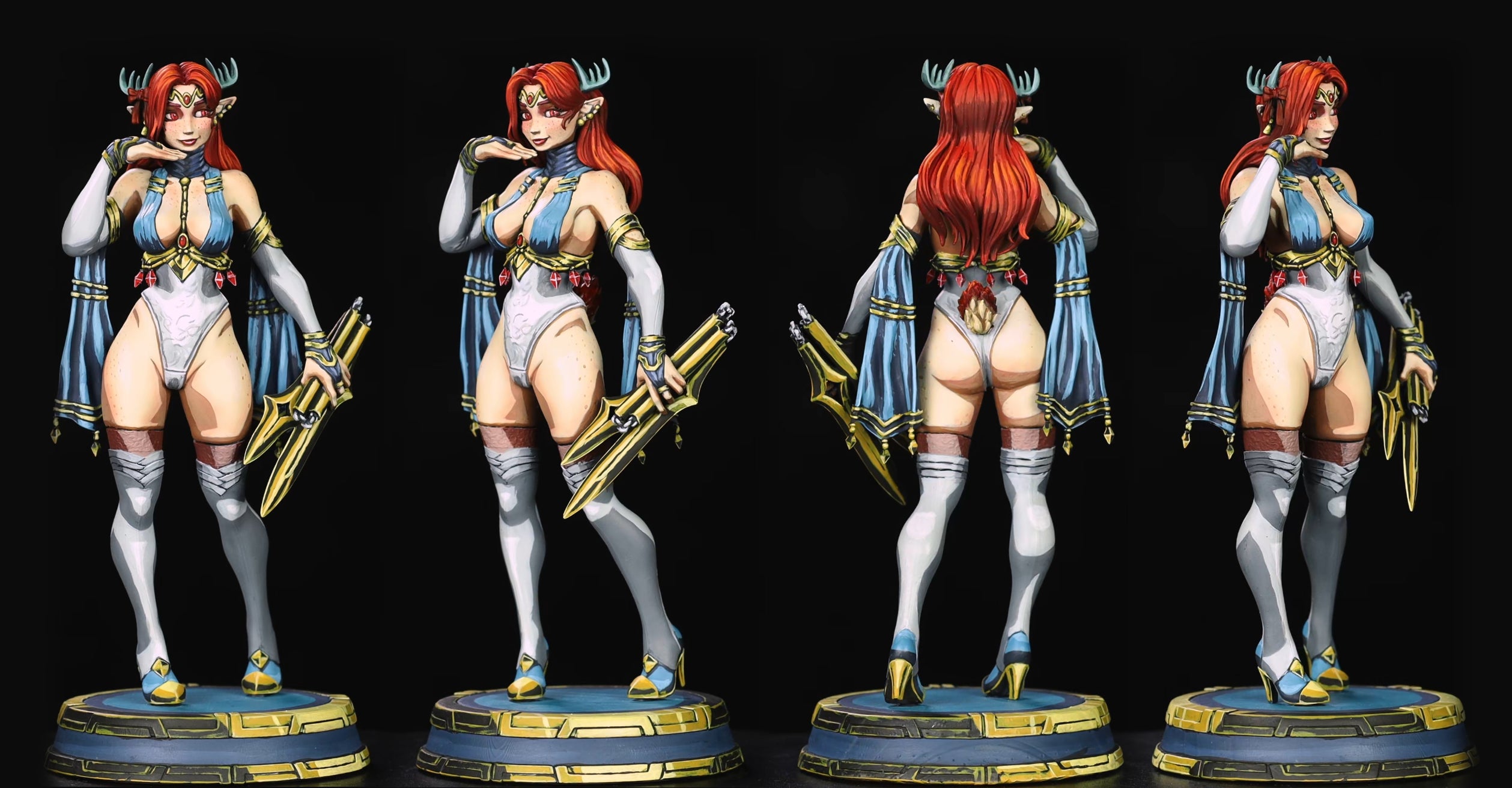 Resin Miniature - Farah Pin Up