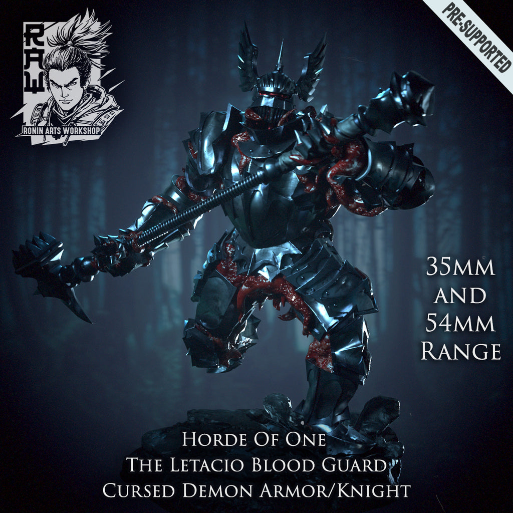 Resin Miniature - Demon Knight - Horde of One