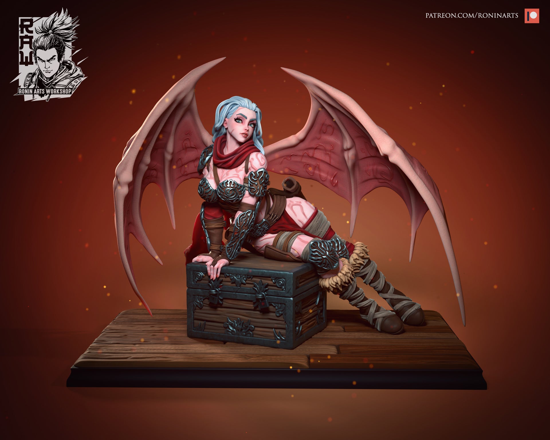 Resin Miniature - The Barbarian Succubus - Pin Up