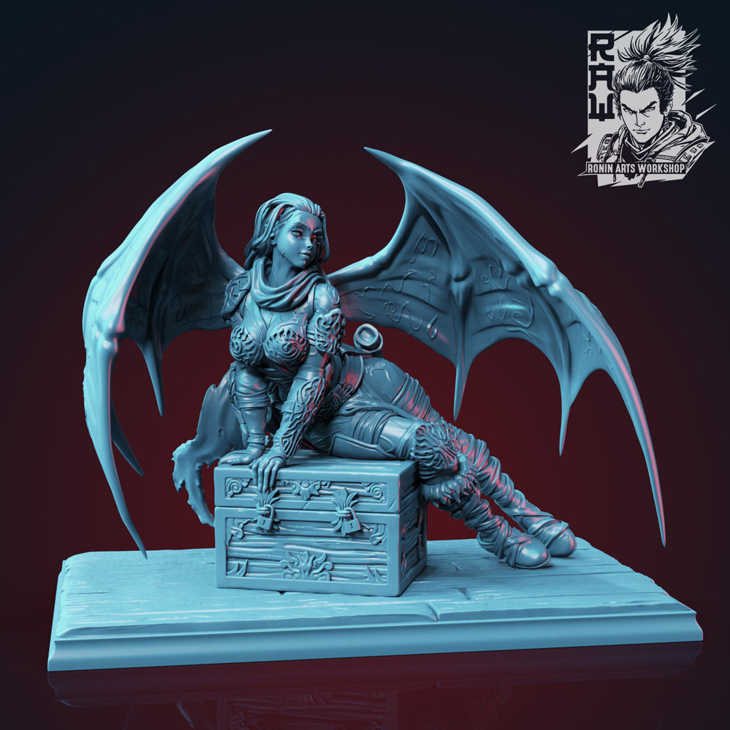 Resin Miniature - The Barbarian Succubus - Pin Up