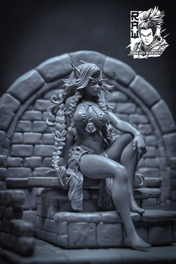Resin Miniature - Kizandi Pin Up
