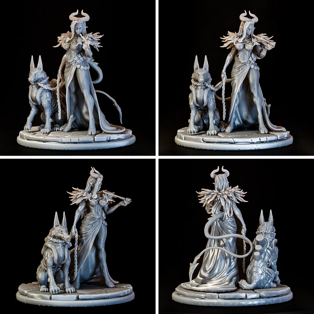 Resin Miniature - Demon Baroness Laerissa