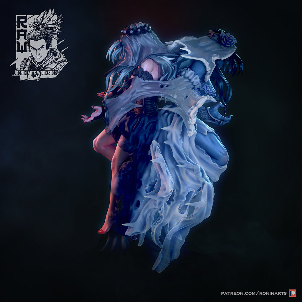 Resin Miniature - Valeria and Marina - Double Sided Figure of "La llorona"