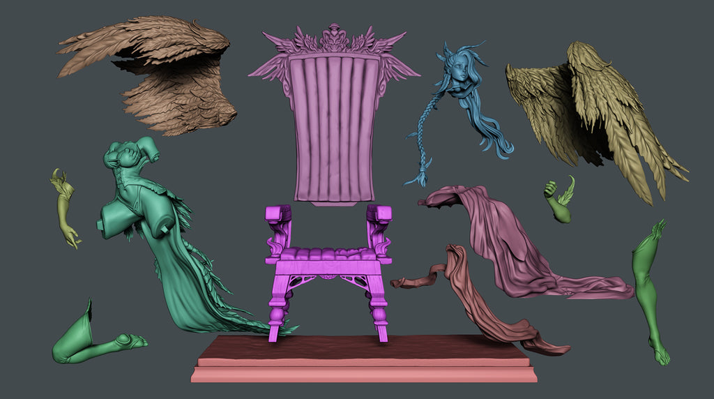 Resin Miniature - Lilim Pin Up