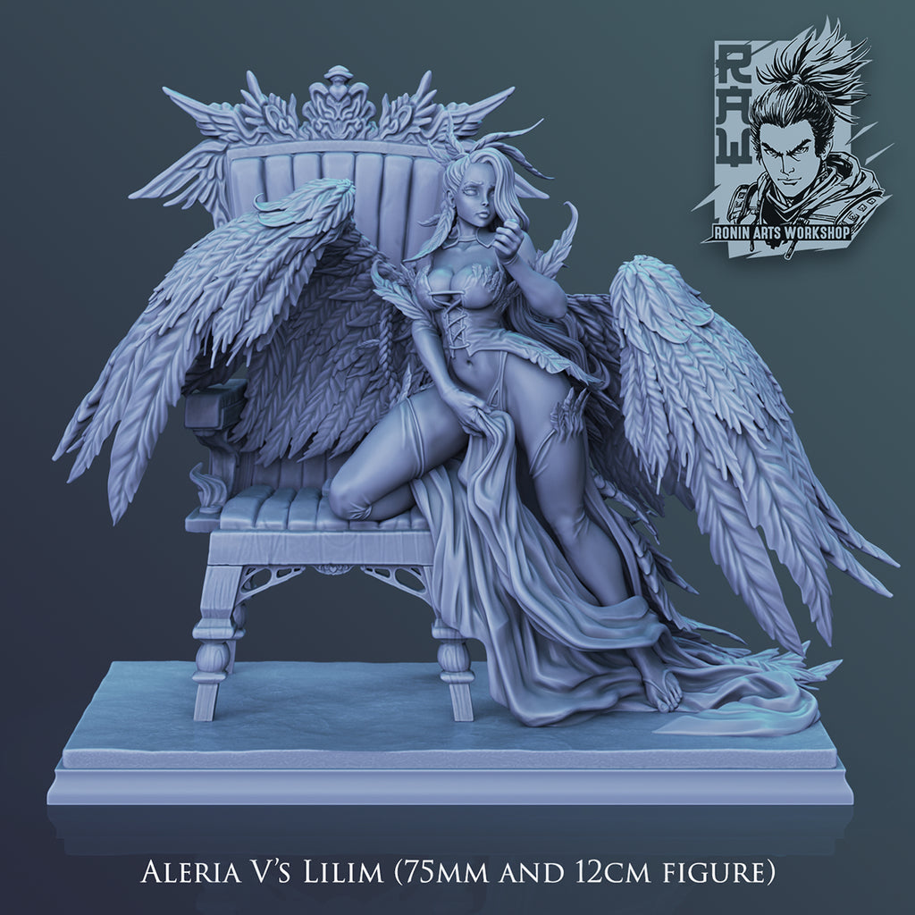 Resin Miniature - Lilim Pin Up