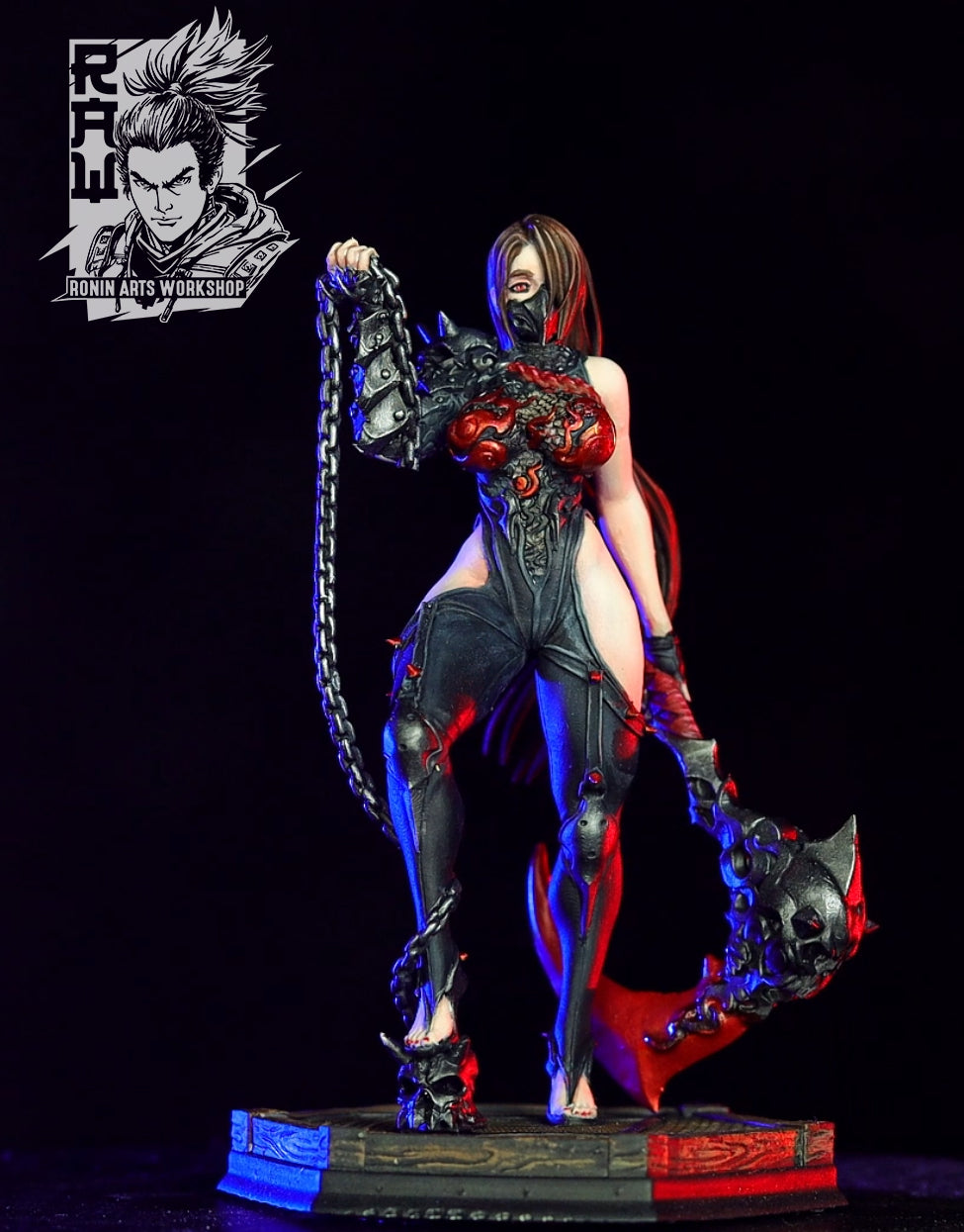 Resin Miniature - Kisari Karasu - 75mm Kunoichi