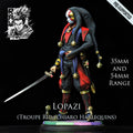 Resin Miniature - Lopazi The Masked Death - Jester Assassin