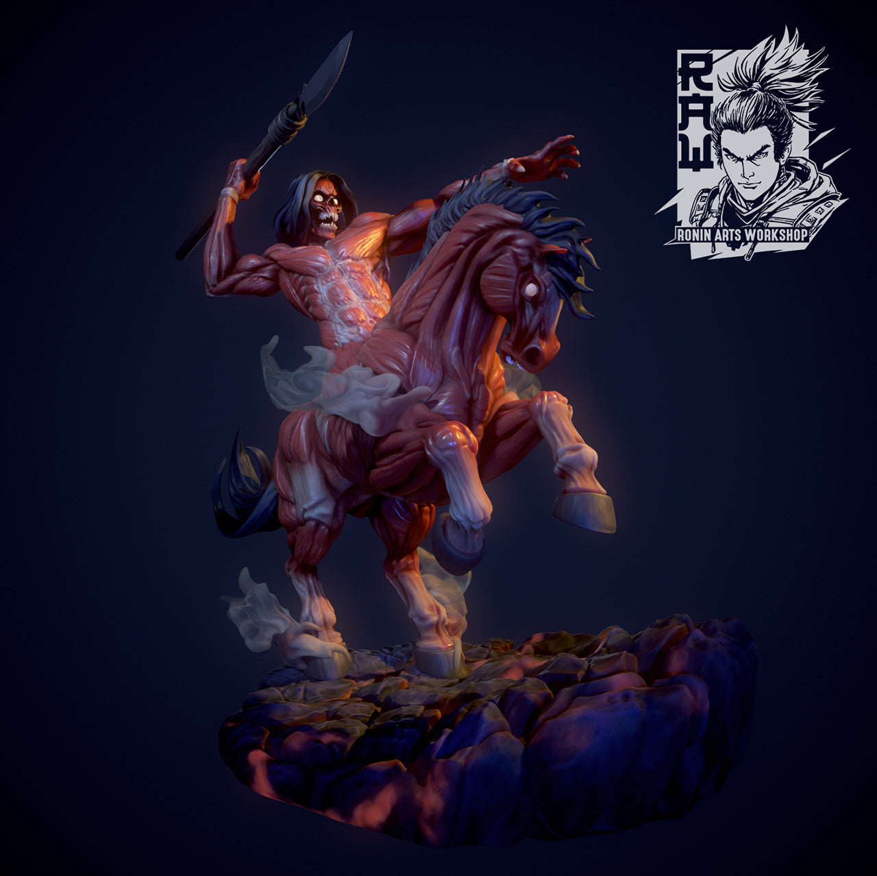 Resin Miniature - Luca The Stablemaster - Nuckelavee Monster