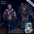 Resin Miniature - Lucano The Lycan Pathfinder - Dual Form Mini