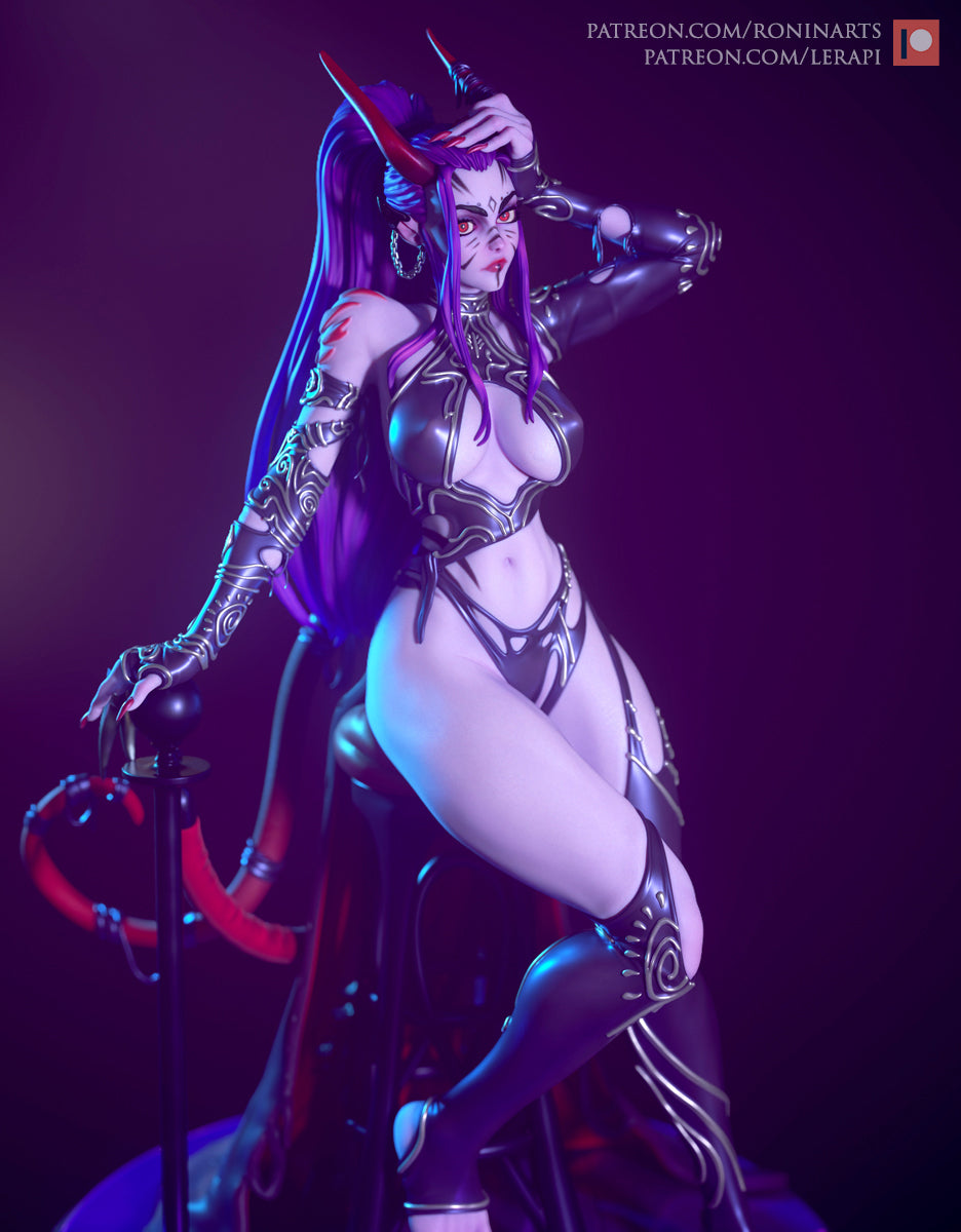 Resin Miniature - Lucille Pin Up