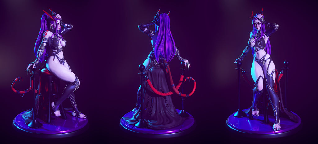 Resin Miniature - Lucille Pin Up