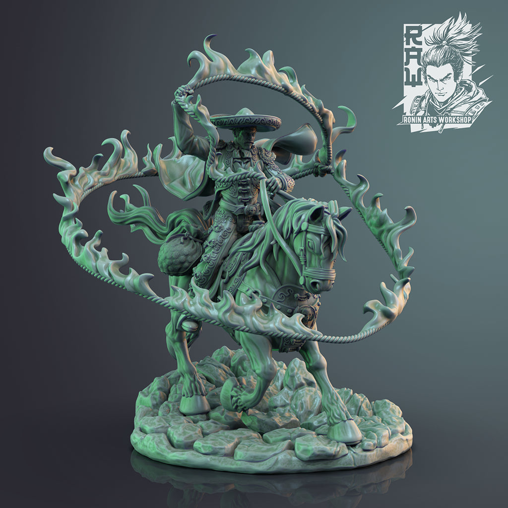 Resin Miniature - Don Diego - El Charro Negro (Dark Horseman)