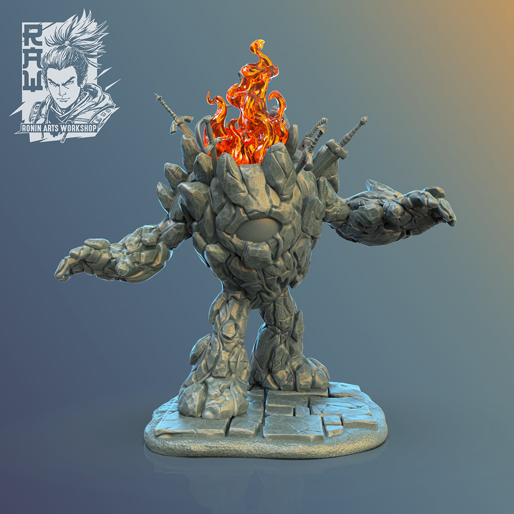 Resin Miniature - Lava Golem
