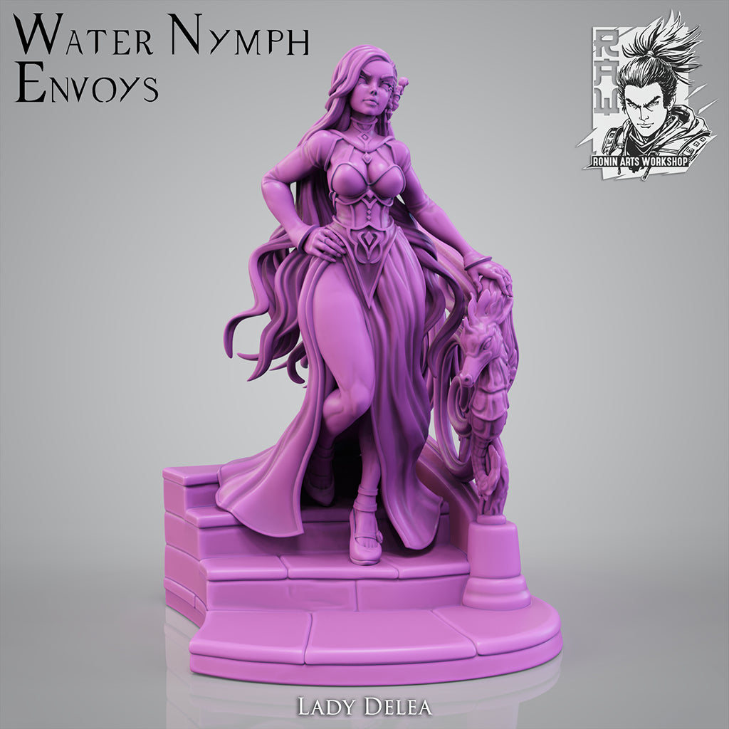 Resin Miniature - Delea Dual Mini - Shapeshifting Mermaid Infiltrator